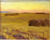 Скирды. х.м.,1920-е гг.