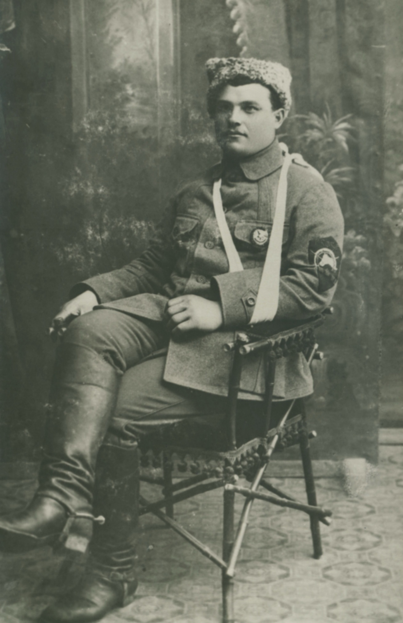 Фотография «Командир 80-го кавалерийского полка Голубовский В.С.». 1920 год