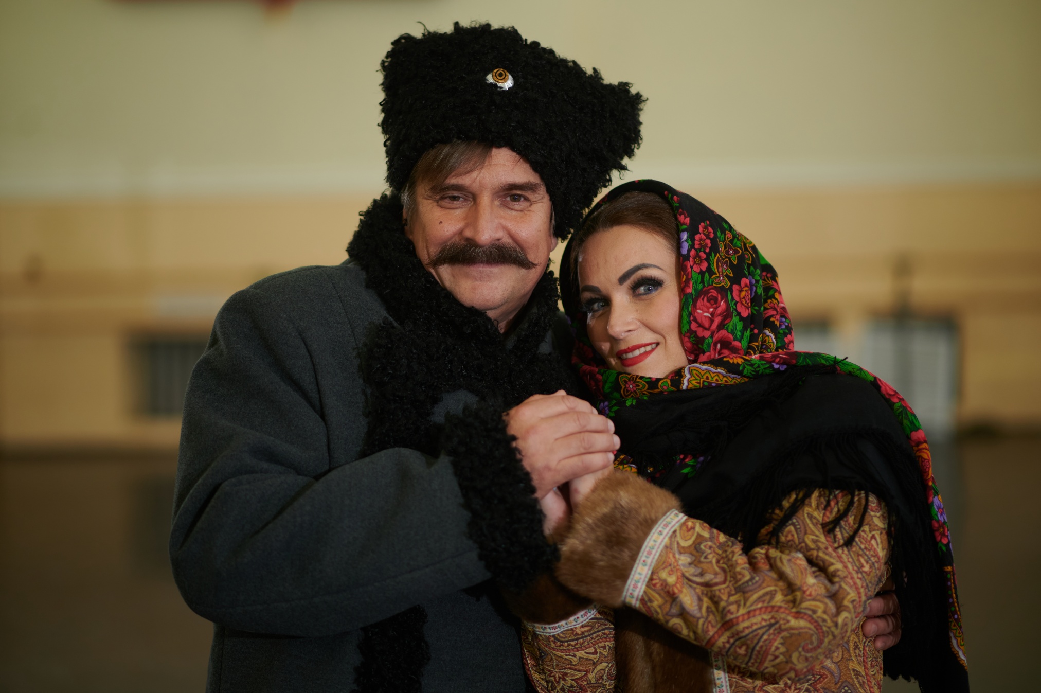 Фотография «Художественный руководитель Ансамбля Заслуженный артист России Буйвол А.А. и артистка хора Буйвол Е.В.» 