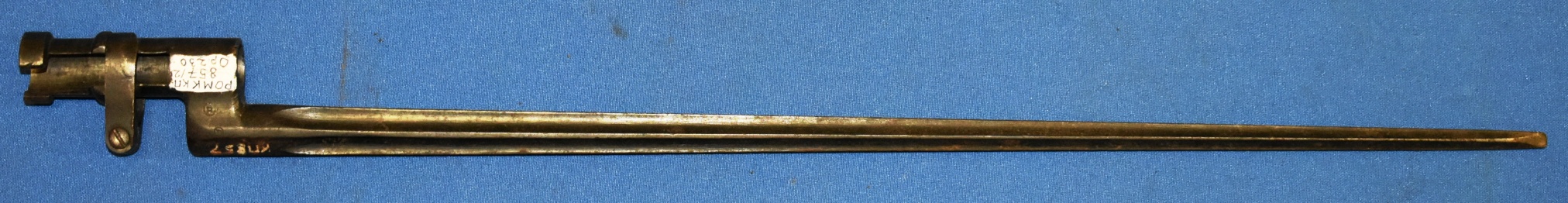 Штык четырехгранный игольчатый образца 1891 года. Российская империя. 1891-1917 гг.