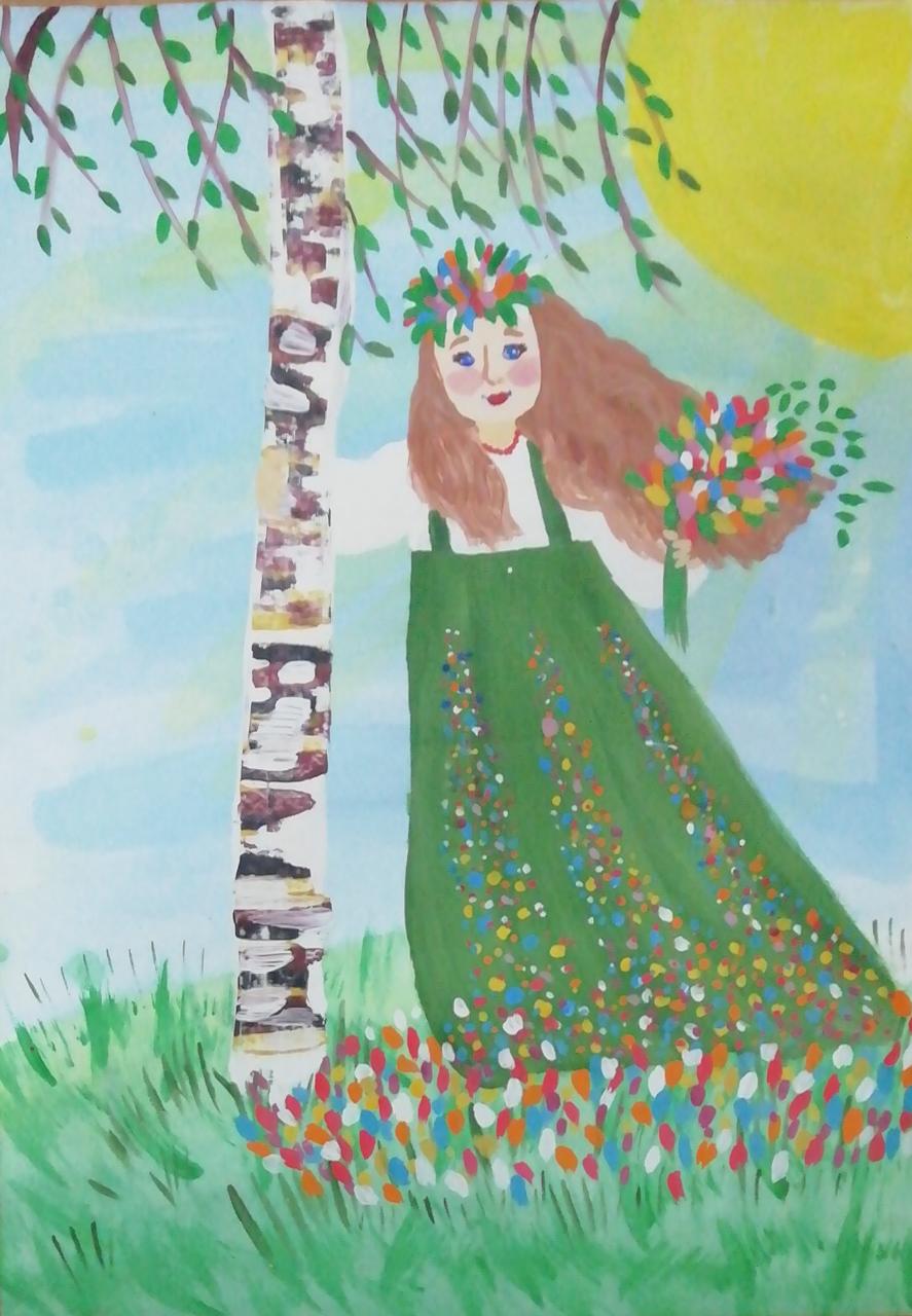 КРАСАВИЦА-ВЕСНА(гуашь) Гордиенко Света,10 лет.jpeg