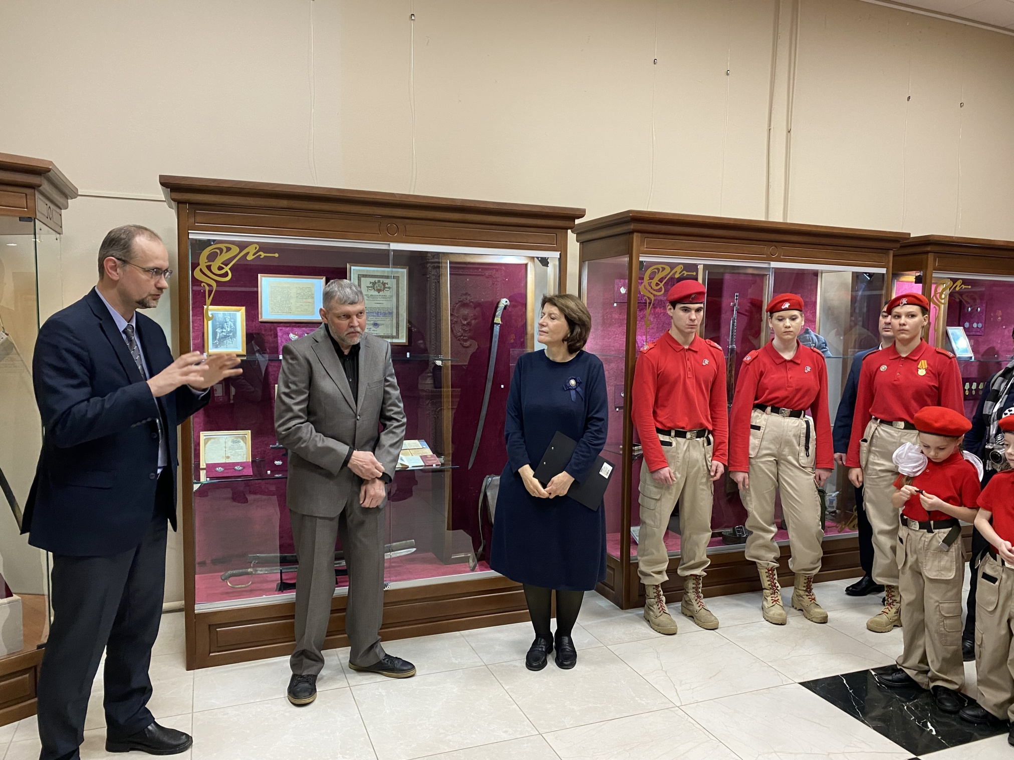 Открытие выставки «За мужество и личную отвагу…» Открытие выставки «За мужество и личную отвагу…»
