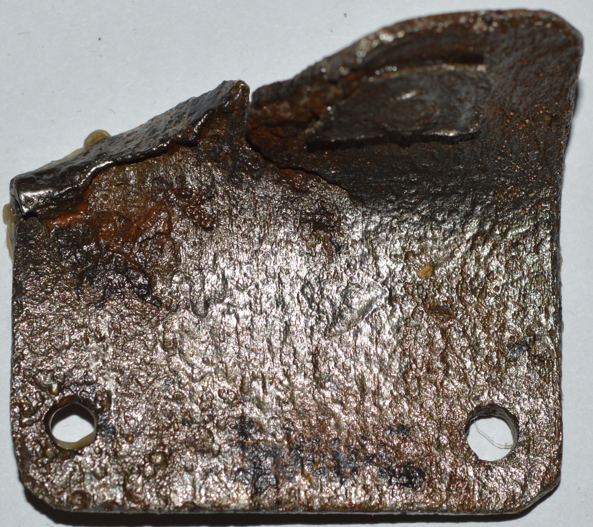 Пряга (фрагмент) от поясного ремня погибшего русского солдата. Болгария. 1877 год
