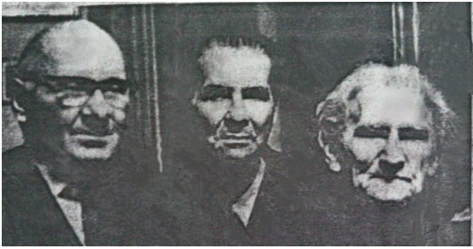 М.В. Григорян, В.Г. Чинчян, М. С. Сарьян. Ереван, 1968 год.