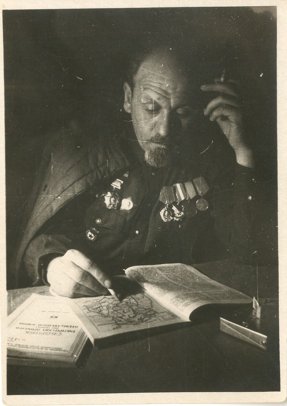 Герой Советского Союза гвардии подполковник Иноземцев Г.А. 1944-1945 годы