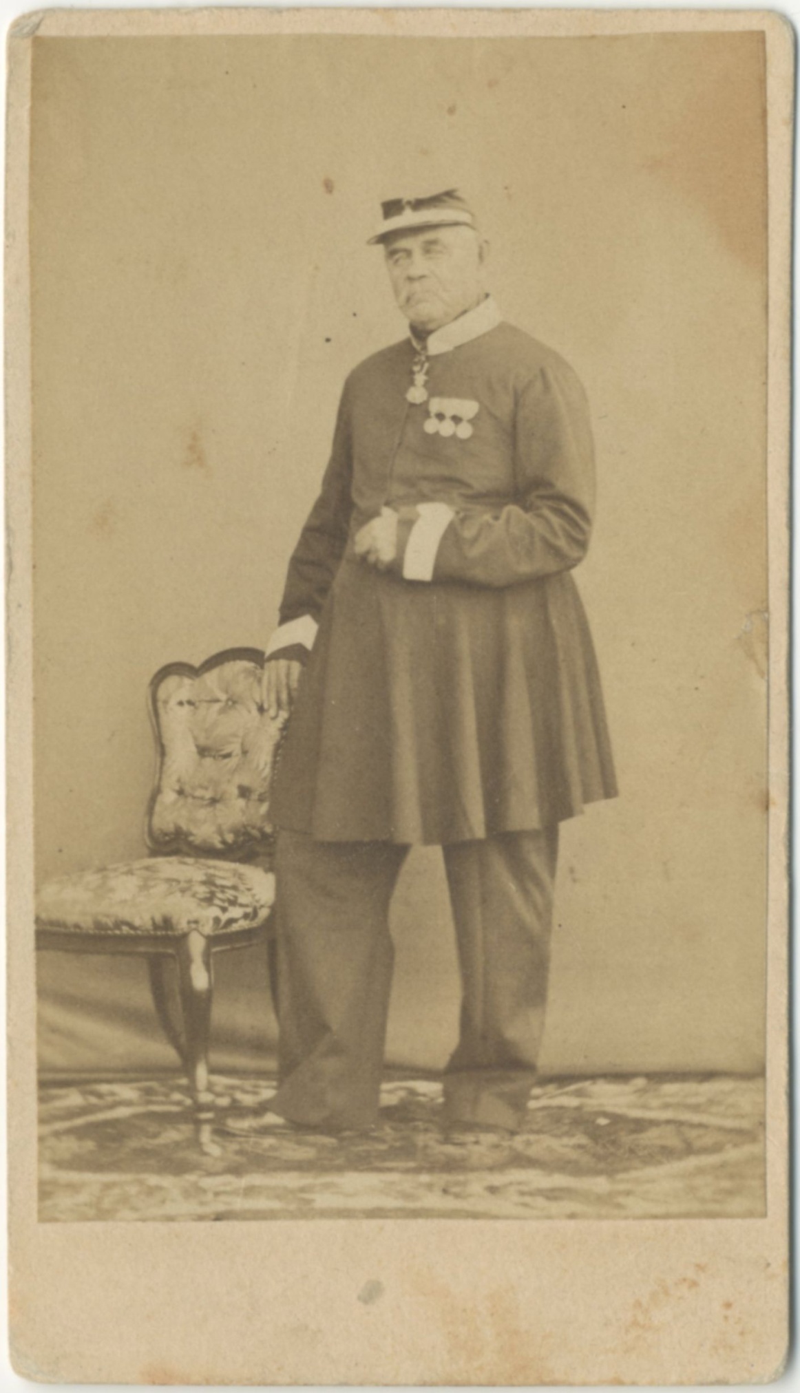 Фото «Емельян Коньков - участник Отечественной войны 1812 года и Заграничных походов русской армии, лейб - казак, генерал - лейтенант». Фото 1870-х гг. Фото «Емельян Коньков - участник Отечественной войны 1812 года и Заграничных походов русской армии, лейб - казак, генерал - лейтенант». Фото 1870-х гг.