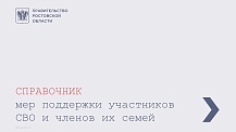 Справочник мер поддержки участников СВО и членов их семей